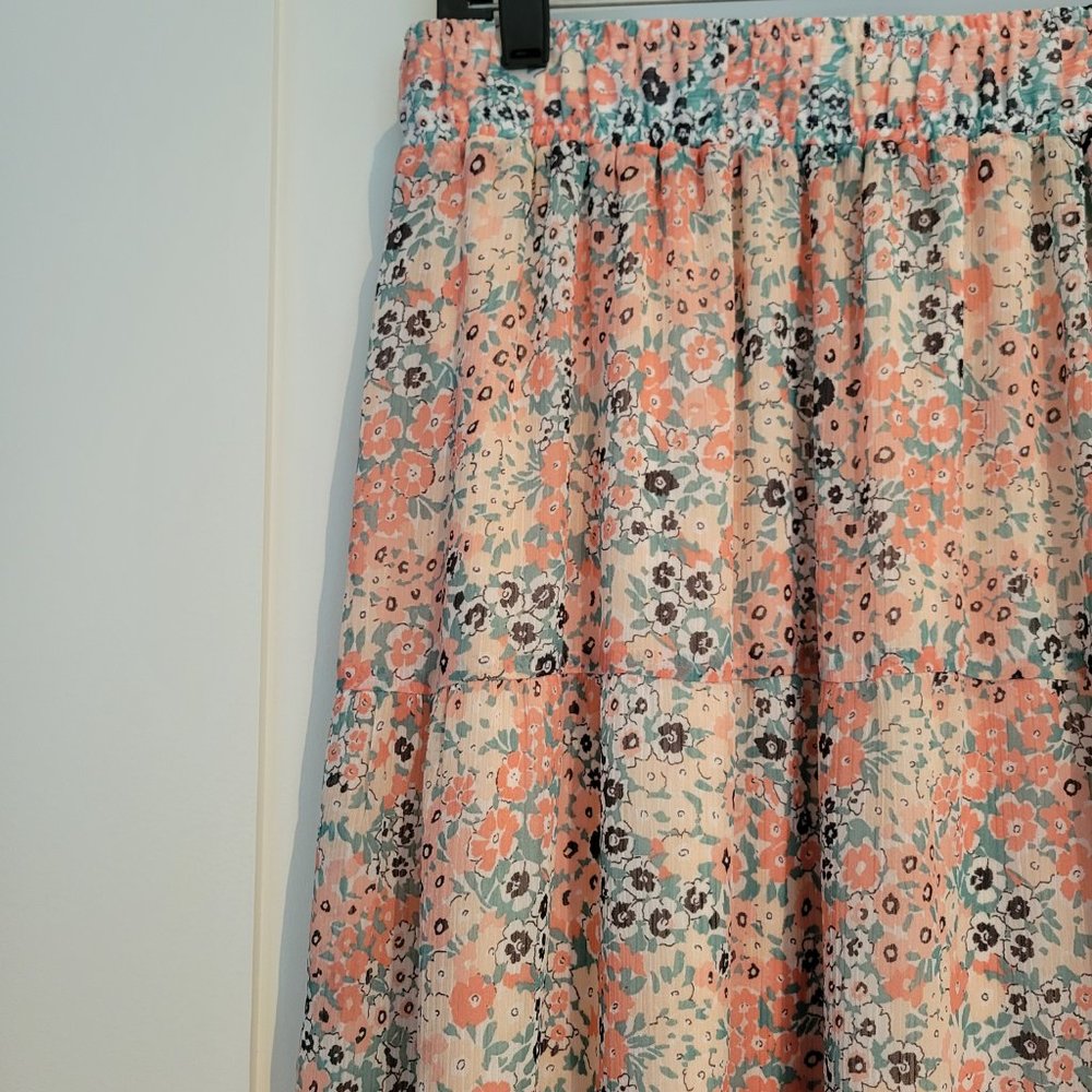 Loft Flowered Maxi Skirt - Picture 3 of 3